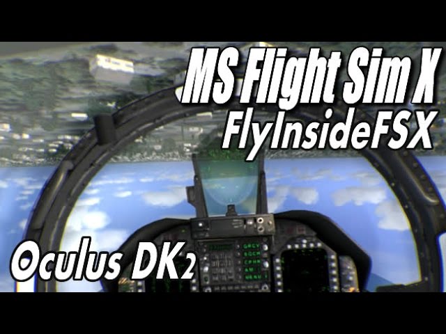 Oculus Rift DK2 - FlyInsideFSX / MS Flight Simulator X "ASMR Runway Incursion"