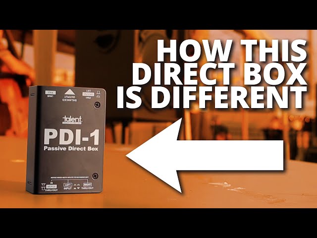 A Direct Box with Extra Features - Talent PDI-1 - Best Direct Boxes