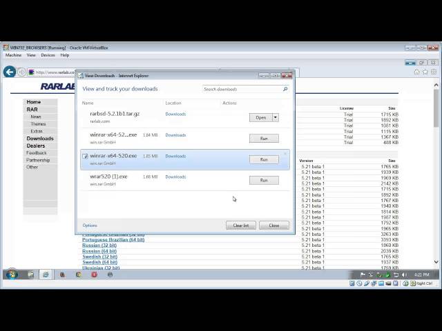 Find download folder Internet Explorer on XP/Vista/7
