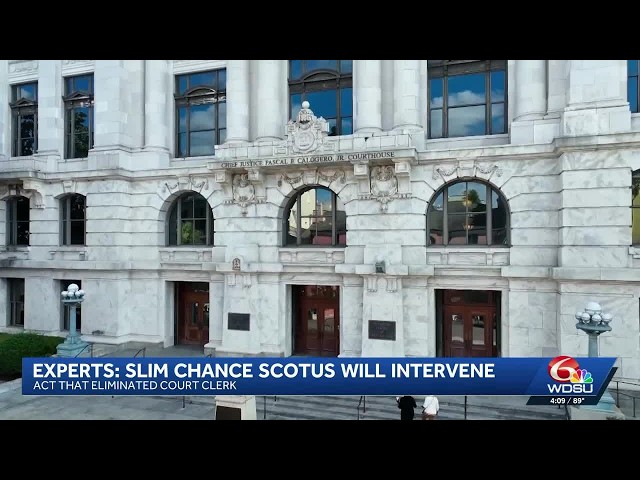 Experts say it's a slim chance for SCOTUS intervention in New Orleans clerk law case