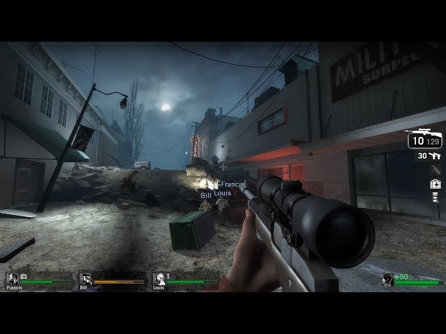 Left 4 Dead Campaign Gameplay 11 - Death Toll: The Town