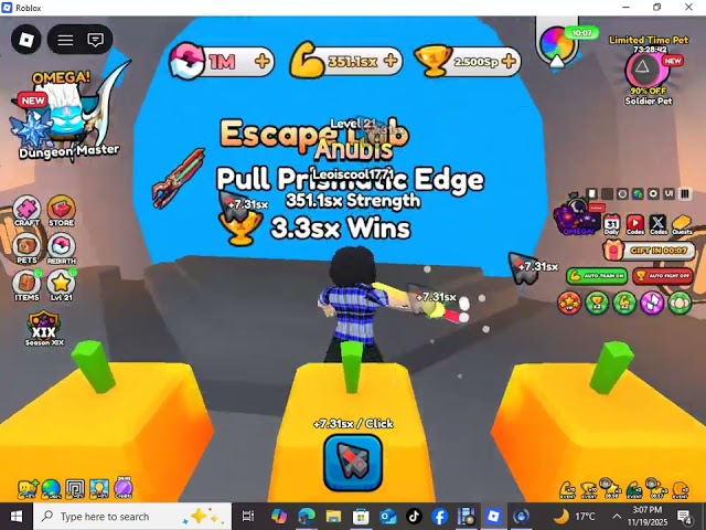 Playing pull a sword