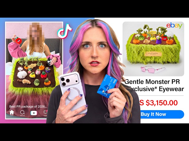 Influencers are SELLING their FREE PR.. so I bought them