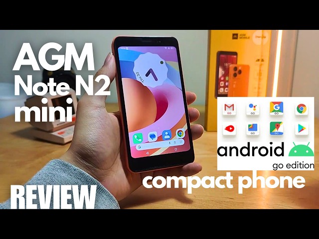 REVIEW: Using Android Go Edition in 2026...? Budget Compact Android Smartphone | AGM Note N2 Mini