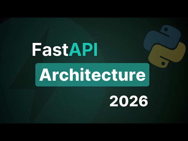 2026 | Understand FastAPI architecture | Beginner friendly video to start fastapi