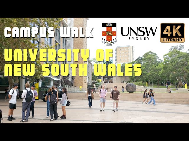 University of New South Wales (UNSW) Walking Tour, Sydney - Summer 2025 - [4K] With Captions