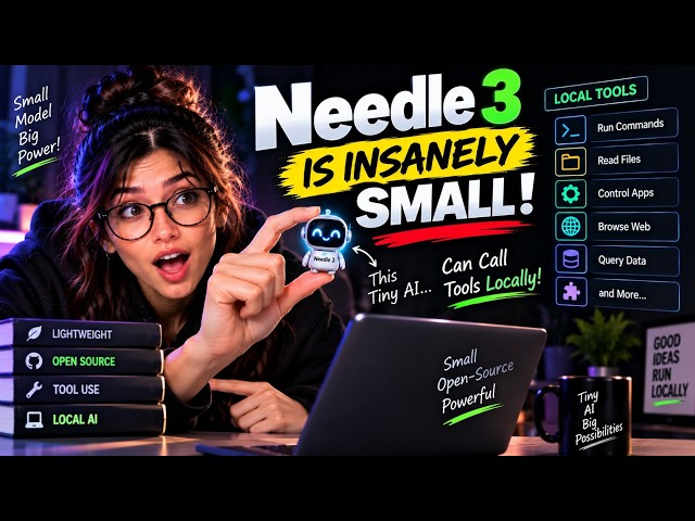 Needle 3: The 8MB Open-Source AI That Runs 100% Locally (Setup Guide)