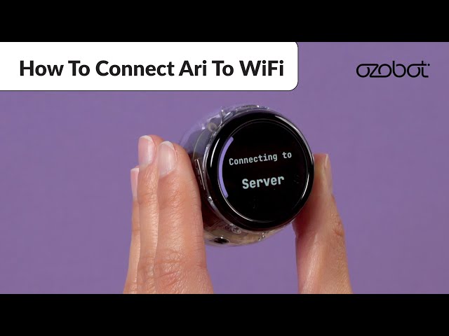 How to Connect Ari to WiFi  | Ozobot Ari Setup Tutorial