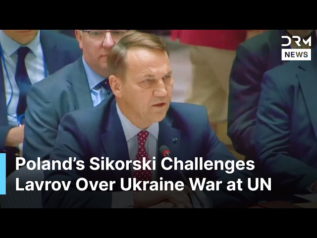 “You Cannot Win,” Poland's Sikorski Directly Answers Lavrov, Warns Russia at UN | AC1N