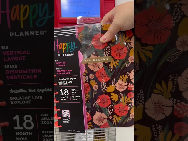 🚨 Hi Friends, Happy Planner 18-month planners are on clearance 60% off right now at @michaels!