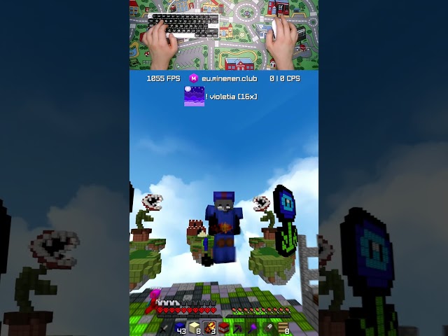 TRAP RIGHT ON THE SPOT #shorts #viral #gaming #minecraft #minemenclub #pvp #fireballfight