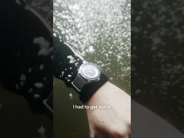Canyoning in North Wales with my Breitling Superocean 42 on a BarkAndJack Ribbed Nylon strap.
