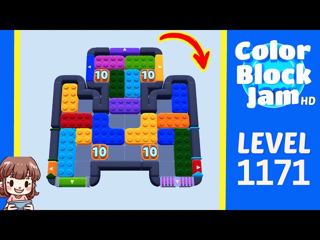 Color Block Jam Level 1171 Solution Walkthrough