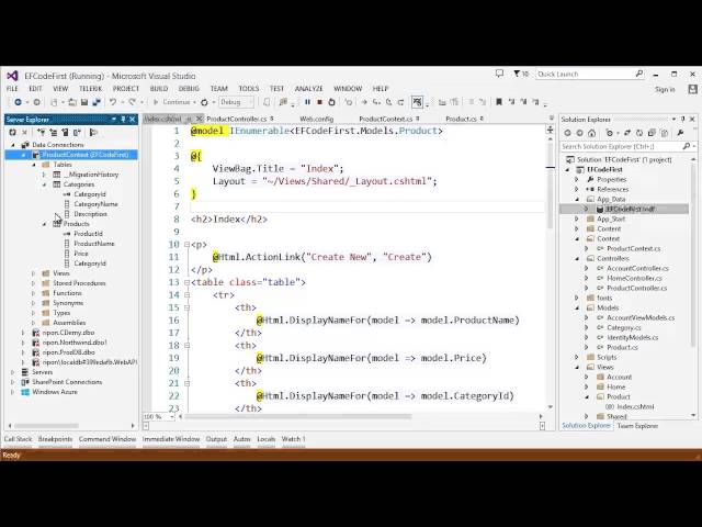 ASP.NET MVC 5 with Entity Framework Part 4