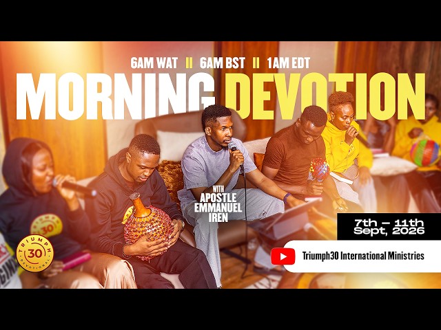 MORNING DEVOTION WITH APOSTLE EMMANUEL IREN | GENESIS 25 COMMENTARY | 10TH SEPTEMBER  2026
