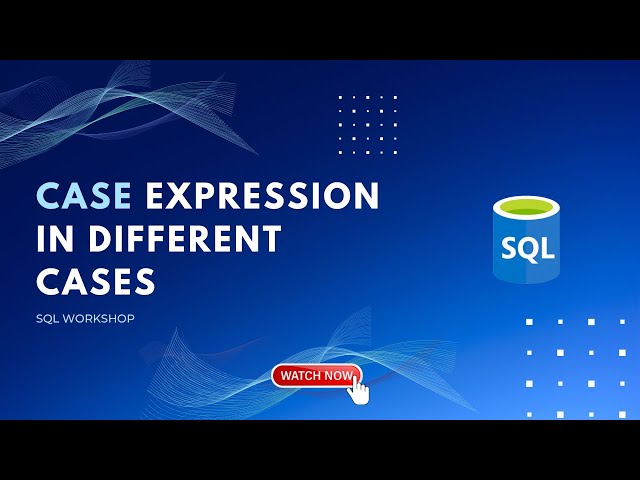 CASE Expression In Different Cases | SQL Workshop