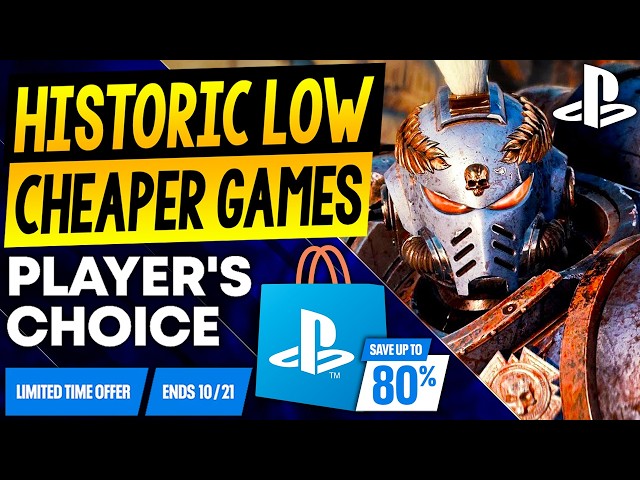 TONS of NEW All Time HISTORIC LOW PSN DEALS - PSN Player's Choice Sale CHEAPER PlayStation Games!