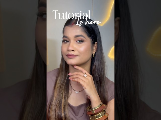 Save this makeup look for your next soft glam day✨🪷 #glamwithlikun #feedshorts #tutorial