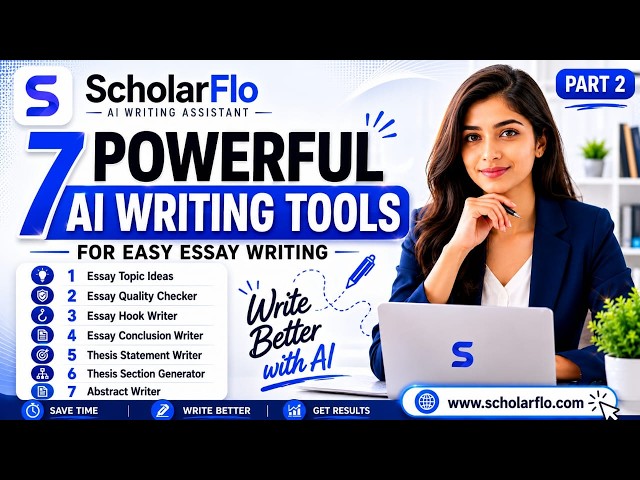 ScholarFlo Walkthrough Part 2 | Explore Powerful AI Tools