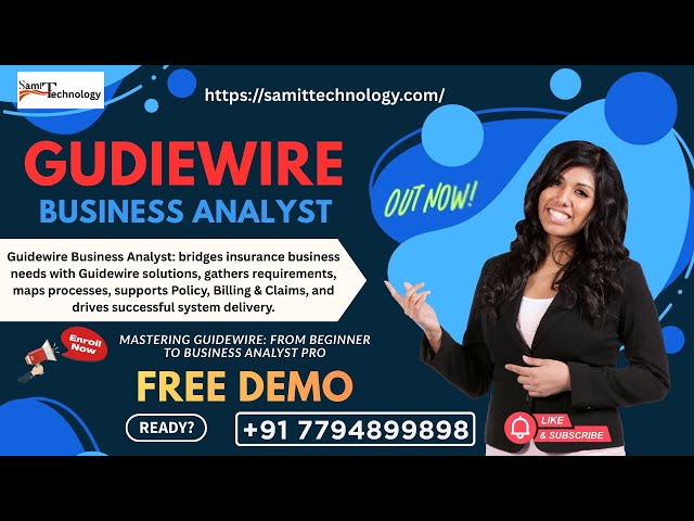 Guidewire Business Analyst (BA) | Tutorial | Beginners | Online Course | Training | 7794899898