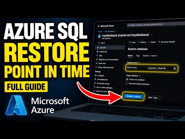 How to withdraw from Azure SQL Database to restore from point in time - Full Guide