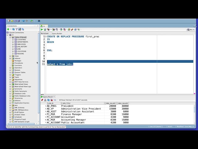 Learn PLSQL Programming with SQL*Developer and Oracle23 - Tutorial One