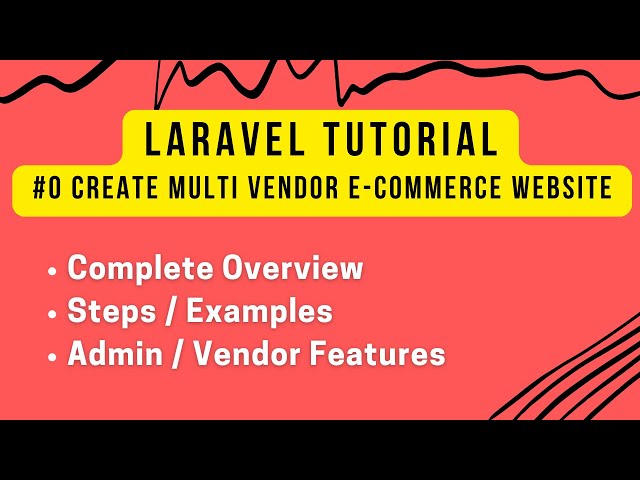 Laravel - Laravel Tutorial for Beginners | Create Multi Vendor E-commerce Website in Laravel