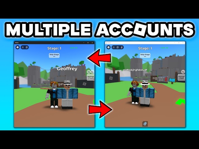 Play on Multiple Roblox Account At The Same Time - 2 Accounts on 1 PC