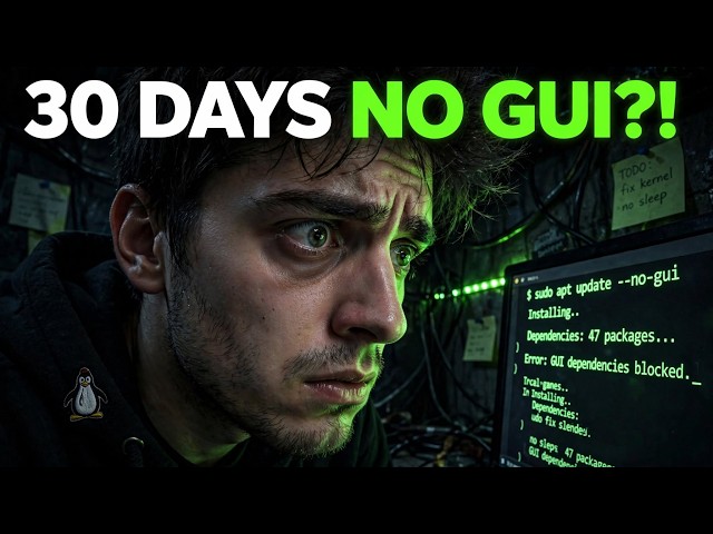 30 Days in the Terminal — Could YOU Survive Without a GUI?