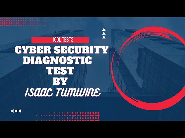 Cyber Security Diagnostic Module ICDL with 100% score