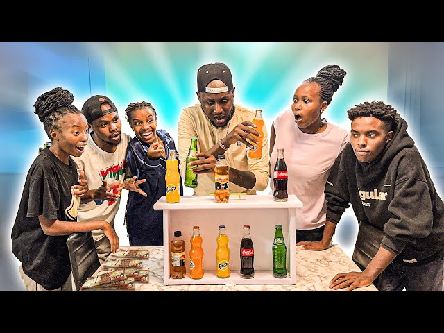 Match The Soda Drinks Correctly to Win Cash Challenge With Our Siblings Gone Crazy!