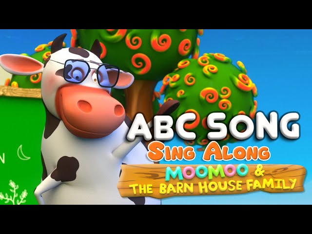 ABC Song - MooMoo & The Barn House Family | #NurseryRhymes #ABCSong