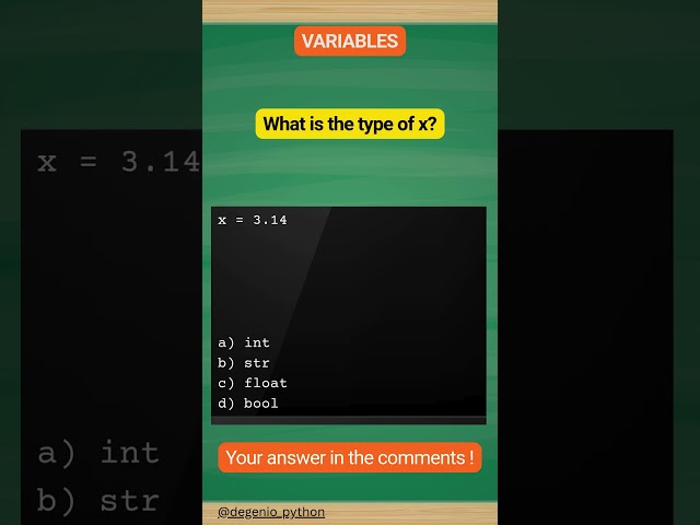 python quiz on variables 24