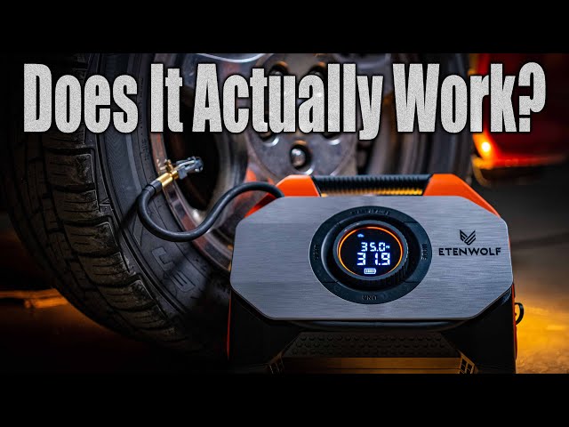Fix a Flat ANYWHERE?! ETENWOLF Vortex S6 Air Compressor Review (Real World Test)
