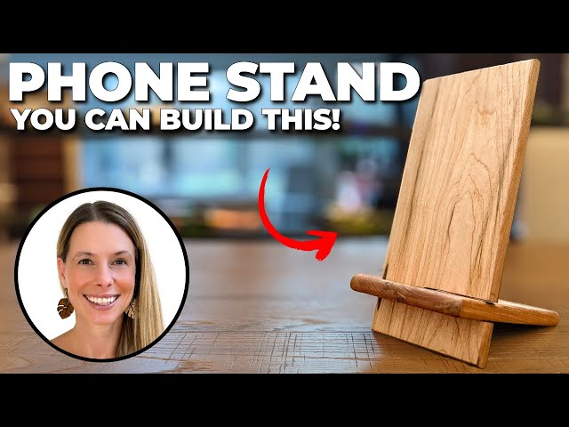 YOU Can BUILD This Phone Stand // DIY Beginner Woodworking