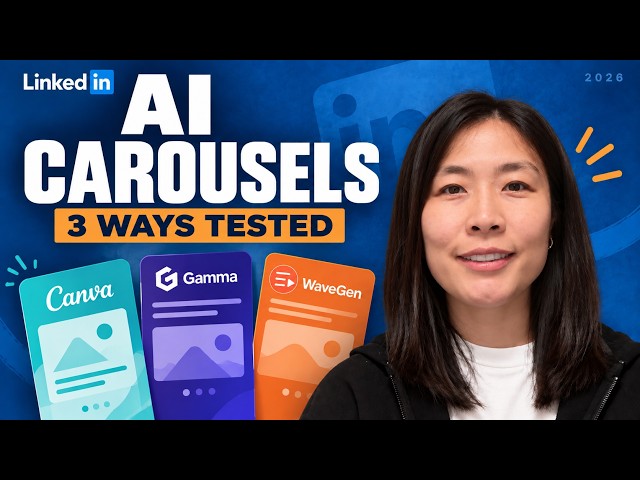 How to Create LinkedIn Carousels with AI (2026) | 3 Ways Tested