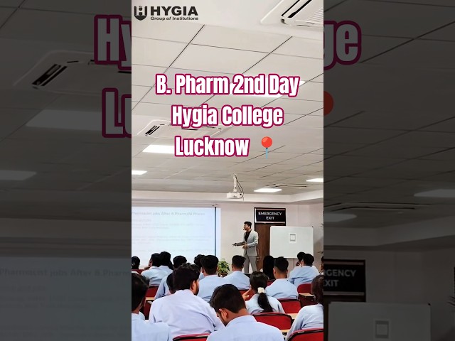 My First Prep Talk - Second Day at Hygia Pharmacy College Lucknow 📍#preptalk #influencer #educator