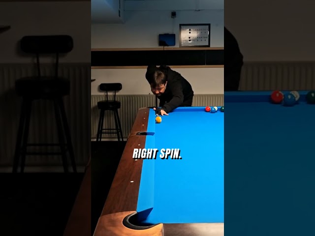 The right spin technique you need #pool #billiards #shorts