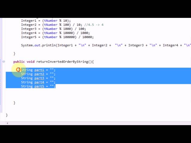 Learning Java: Part 10: Example Program: Digit Extractor