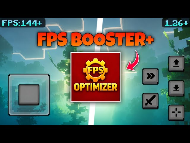 Best FPS BOOSTER for MCPE 1.26+ 🔥 144+ FPS! | Minecraft PE