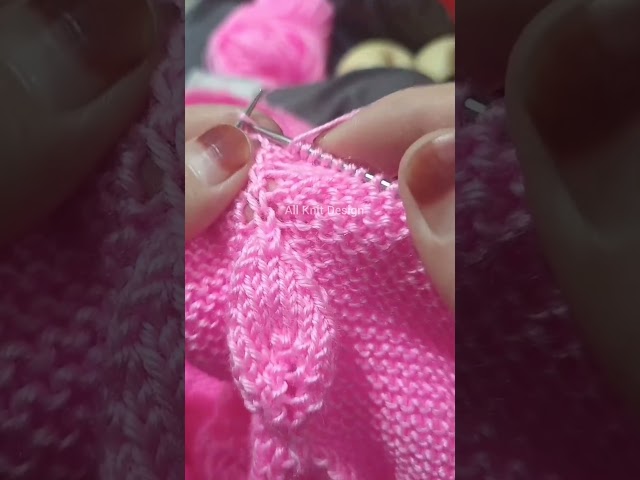 Sweater Design Knitting Stitch ♥️#knitting