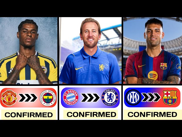 Summer Confirmed Transfer News 2026 ✅ Ft. Harry Kane to Chelsea, Rashford to Fenerbache...🤯🔥