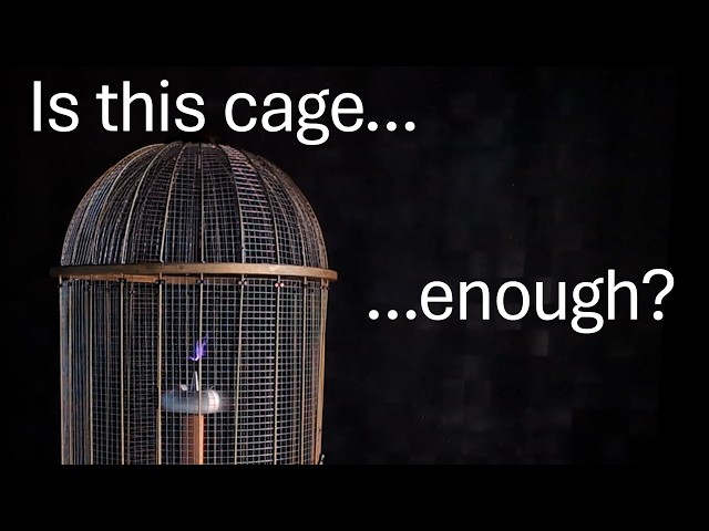 Can you shield the electromagnetic emissions from a Tesla coil?