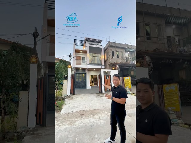 Modern Minimalist Design နဲ့  ပေ20*60 မြေပေါ်မှာ RKA မှဆောက်ထား2.5 RC House Tour #modernhouse