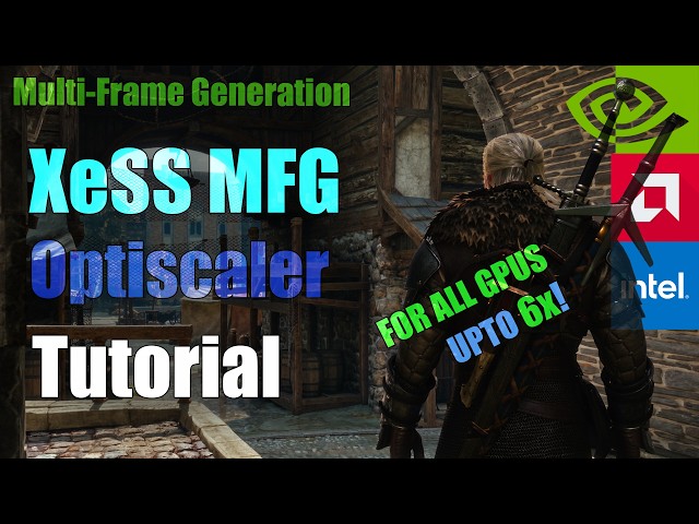 XeSS MFG Tutorial - Multi-Frame Generation for ALL GPUs!