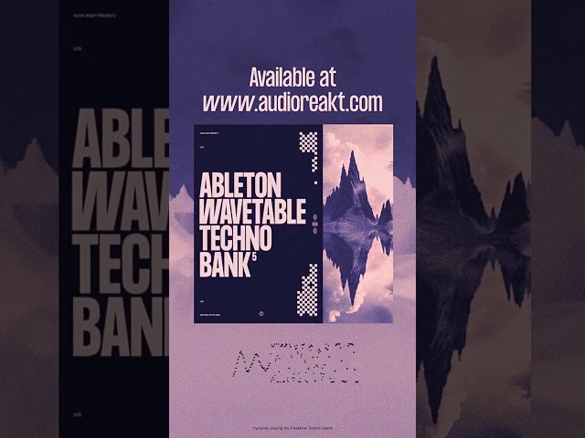 Peak Time techno - Ableton Wavetable Techno Bank 5