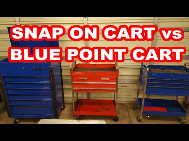 SNAP ON vs BLUE POINT TOOL ROLL CARTS KRSC326 review / mods