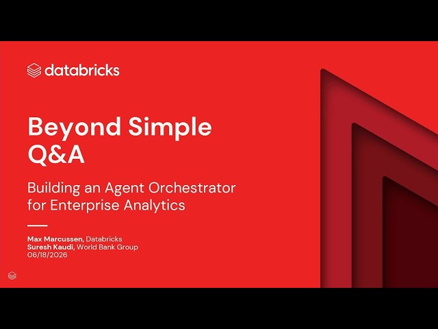 Building a Multi-Agent Analytics Orchestrator on Genie at World Bank
