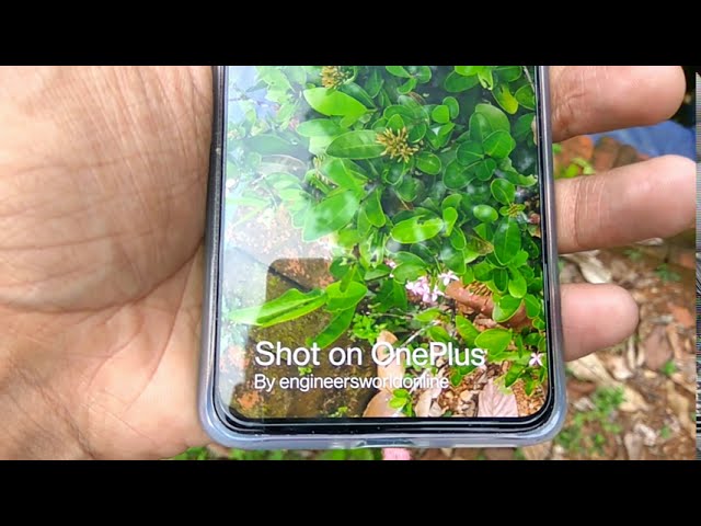 OnePlus Nord Watermark in Camera Photos (how to add/remove/custom shot on OnePlus watermark )