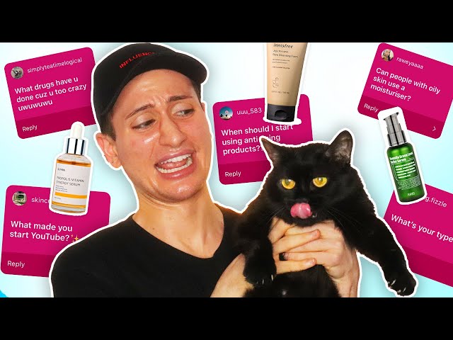 I let My Cat Pick my Skincare Routine (Also answering your Skincare Questions!)